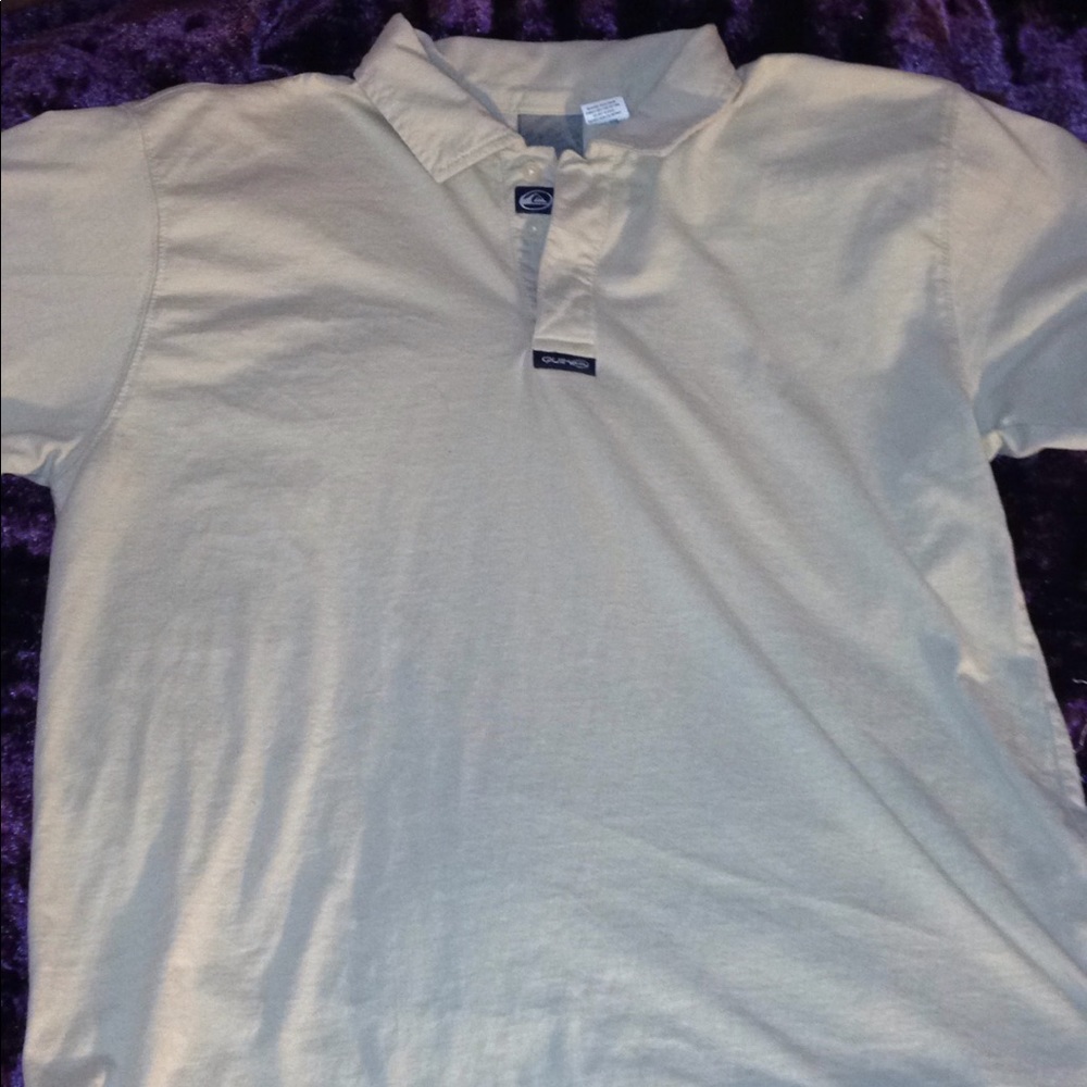 Vintage 90s men's Quicksilver logo polo shirt M